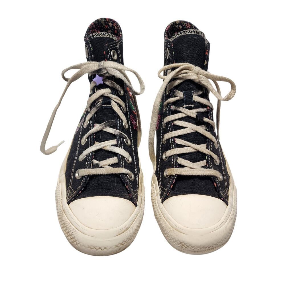Converse Chuck Taylor All Star High Festival Embroidered Fruits Florals Size 10 - Picture 5 of 11